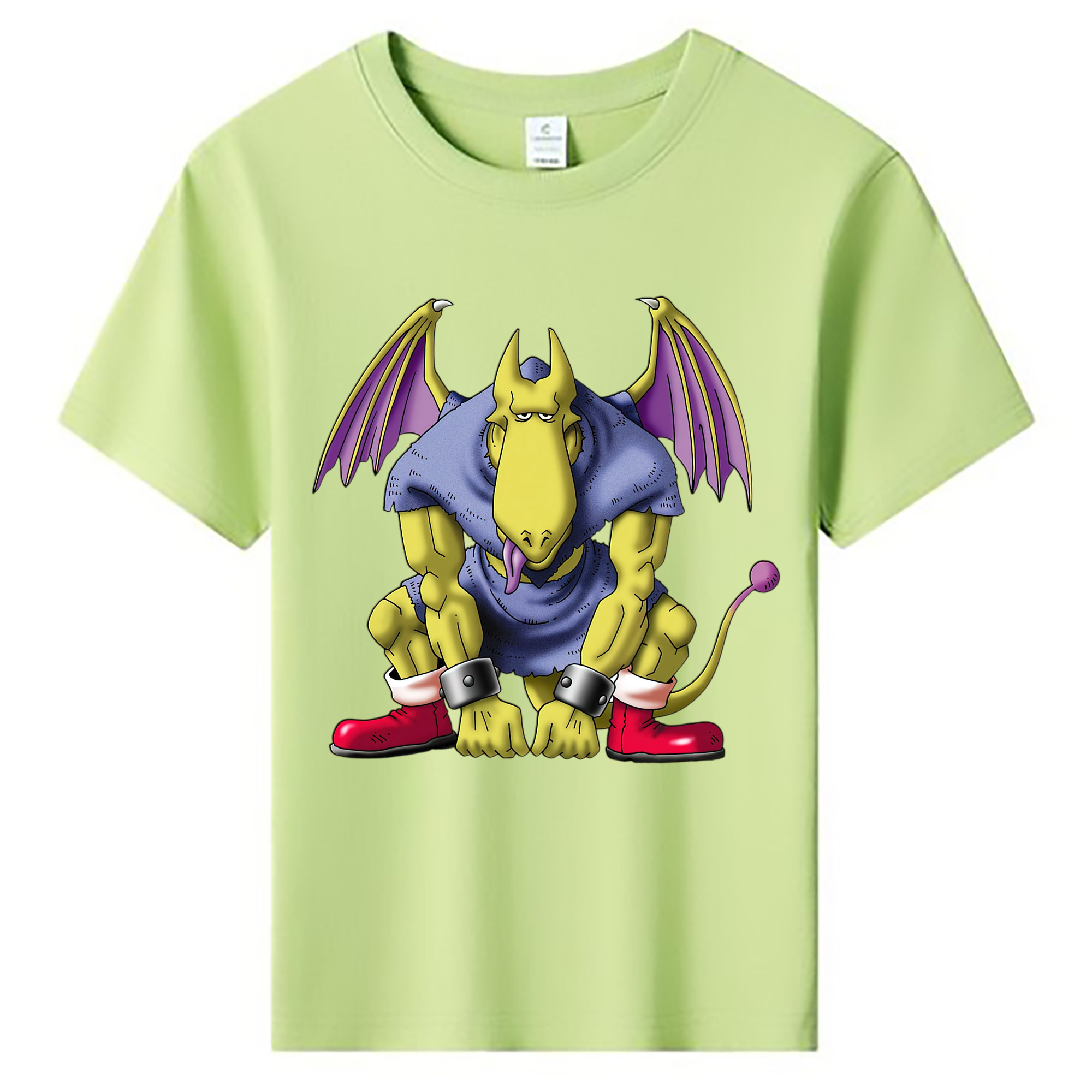 （画像用） ドラゴンクエスト Doragon Kuesuto Dragon Quest 綿100％キッズTシャツ（フロントプリント）